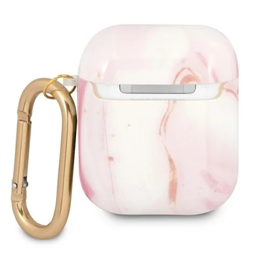 Guess GUA2UNMP Marble AirPods 1/2 tok pink - 2