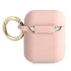 Guess GUA2SGGEP Silicone Glitter AirPods 1/2 tok pink thumbnail
