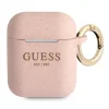 Guess GUA2SGGEP Silicone Glitter AirPods 1/2 tok pink thumbnail
