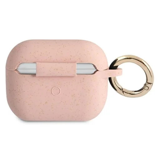 Guess GUAPSGGEP Silicone Glitter AirPods Pro 1/2 tok pink - 2