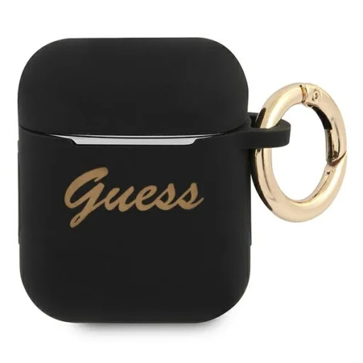 Guess Vintage Script GUA2SSSK AirPods 1/2 tok fekete - 1