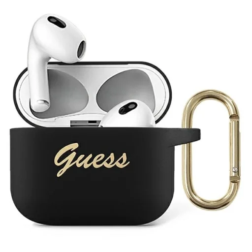 Guess Vintage Script GUA3SSSK AirPods 3 tok fekete - 1