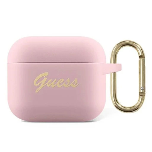 Guess Vintage Script GUA3SSSI AirPods 3 tok pink - 1
