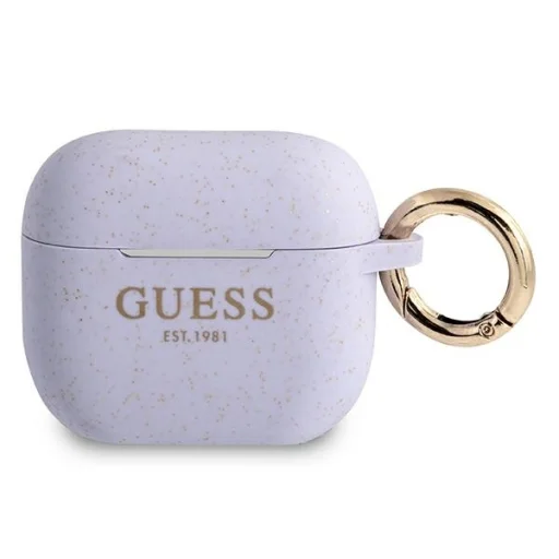 Guess GUA3SGGEU Silicone Glitter AirPods 3 tok lila - 1