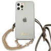iPhone 12/ 12 Pro Guess GUHCP12MKC4GSGO Gold Chain tok lánccal átlátszó - 2