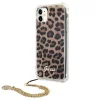 iPhone 11 Guess GUHCN61KSLEO Leopard Gold Chain tok lánccal thumbnail