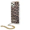 iPhone 12 Pro Max Guess GUHCP12LKSLEO Leopard Gold Chain tok lánccal thumbnail