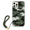iPhone 12 Pro Max Guess GUHCP12LKSARKA Camo tok pánttal terepmintás khaki - 4