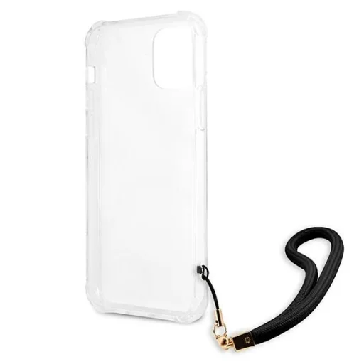 iPhone 12 Pro Max Guess GUHCP12LKSARBK Camo tok pánttal terepmintás fekete - 5