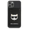 Karl Lagerfeld KLWMSCHSFBK Saffiano Choupette Head hátlapi MagSafe kártyatartó fekete thumbnail