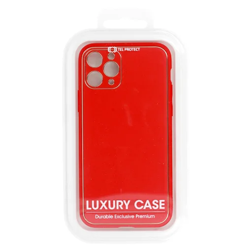 iPhone 14 Pro Max Tel Protect Luxury szilikon tok piros - 1