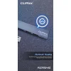 Cliptec USB HUB Adapter, USB Type-C Csatlakozással - USB 3.1 + 2xUSB 2.0 + MicroSD kártyaolvasóval Aljzattal Szürke thumbnail