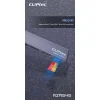 Cliptec USB HUB Adapter, USB Type-C Csatlakozással - USB 3.1 + 2xUSB 2.0 + MicroSD kártyaolvasóval Aljzattal Szürke thumbnail