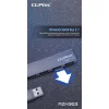 Cliptec USB HUB Adapter, USB Type-C Csatlakozással - USB 3.1 + 3xUSB 2.0 - Thunder II Szürke thumbnail