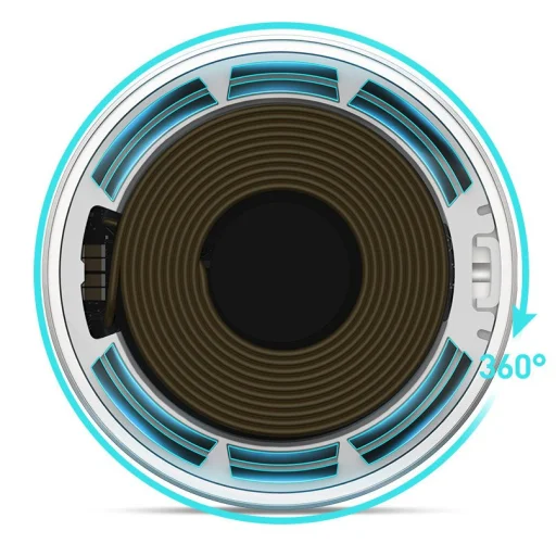 Baseus mini Mágneses Qi vezeték nélküli töltő 15W (MagSafe kompatibilis) fehér (WXJK-F02) - 13