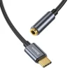 Baseus L54 USB Type-C - 3.5mm jack audio adapter kábel szürke (CATL54-0G) DAC thumbnail