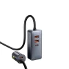 Baseus Share Univerzális szivargyújtós autós töltő 2xUSB + 2xTYPE C - QC PD 3.0 120W aljzattal (CCBT-A0G) - 2