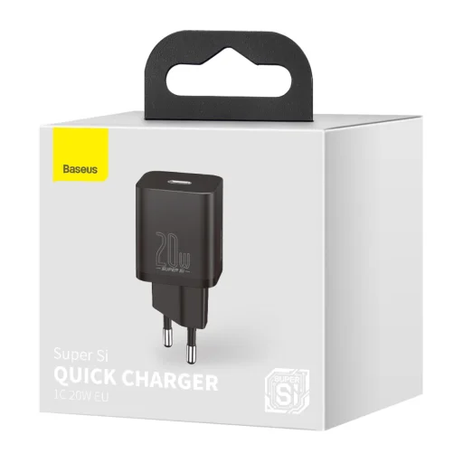 Baseus Super Si 1C Hálózati töltő adapter USB Type-C QC PD 20W 3A (CCSUP-B01) - 8