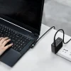 Baseus Zinc Mágneses kábel USB Type-C - Lenovo 5,5x2,5mm 100W 2m fekete (CATXC-X01) thumbnail