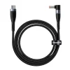 Baseus Zinc Mágneses kábel USB Type-C - Lenovo 5,5x2,5mm 100W 2m fekete (CATXC-X01) thumbnail