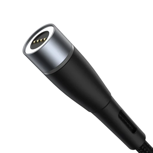 Baseus Zinc Mágneses kábel USB Type-C - Lenovo 5,5x2,5mm 100W 2m fekete (CATXC-X01) - 3
