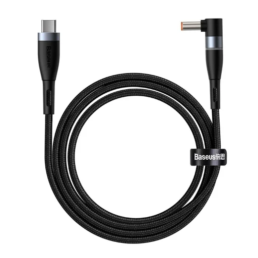 Baseus Zinc Mágneses kábel USB Type-C - Lenovo 5,5x2,5mm 100W 2m fekete (CATXC-X01) - 1