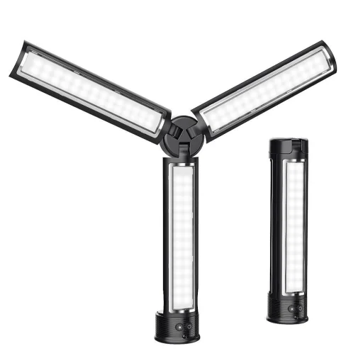 Blitzwolf BW-SL7 Hordozható összecsukható lámpa fekete - 2