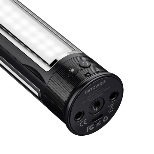 Blitzwolf BW-SL7 Hordozható összecsukható lámpa fekete - 3