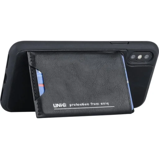 iPhone X/Xs UNIQ Bruin tok kártyatartóval fekete - 2