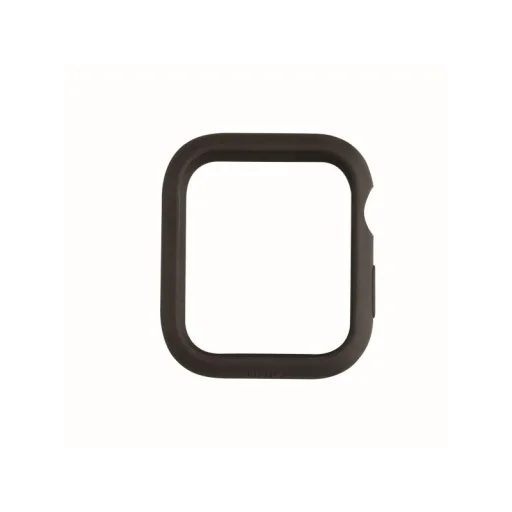 Apple Watch 40mm UNIQ Lino szilikon tok, fekete - 2