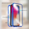 iPhone X/ Xs Mágneses tok piros/ áttetsző thumbnail