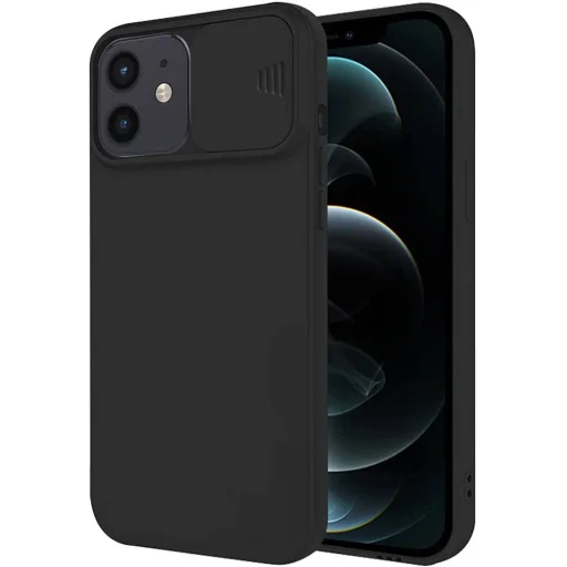iPhone 11 Nexeri Szilikon tok kameralencse védővel fekete - 1