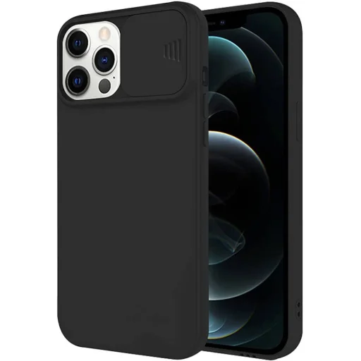 iPhone 11 Pro Nexeri Szilikon tok kameralencse védővel fekete - 1