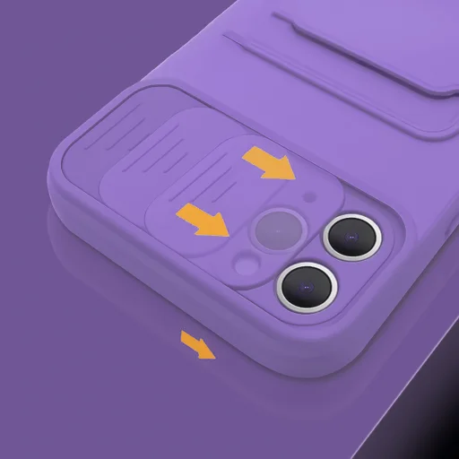 iPhone 7/8/SE2020/SE 2022 Nexeri Szilikon tok kameralencse védővel lila - 7