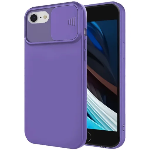 iPhone 7/8/SE2020/SE 2022 Nexeri Szilikon tok kameralencse védővel lila - 1