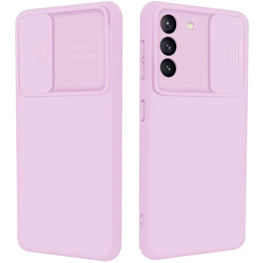 Samsung S21 Nexeri Szilikon tok kameralencse védővel lila - 1