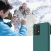 Samsung Galaxy A22 5G Szilikon flexibilis tok sötétzöld thumbnail