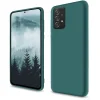Samsung Galaxy A22 5G Szilikon flexibilis tok sötétzöld thumbnail