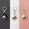 Cat Paw Apple AirTag szilikon tok fehér thumbnail