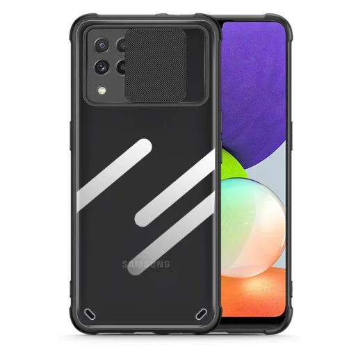 Samsung A22 4G Tech-Protect Camshield Tok Fekete - 1