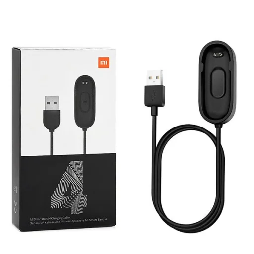 Xiaomi Mi Smart Band 4 töltő kábel fekete - 1