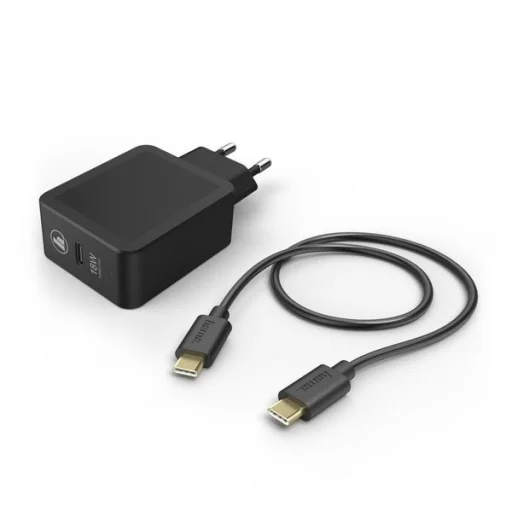 Hama Qualcomm® Quick Charge ™ hálózati töltő USB Type-C aljzattal PD 18W + Type-C kábel 1.5m fekete - 3