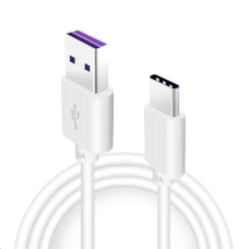 Huawei (AP71) gyári gyorstöltő- és adatkábel USB - USB Type-C kábel 5A 1m fehér