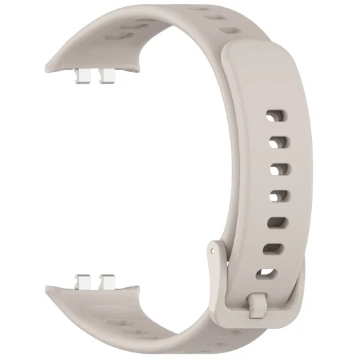 Techsuit W081 szilikon óraszíj Honor Band 11 / Band 11 Pro készülékhez, platinaszínű - 2