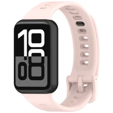 Techsuit W081 szilikon óraszíj Honor Band 11 / Band 11 Pro készülékhez, púderrózsaszín