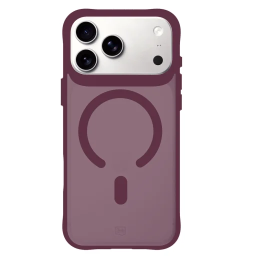  iPhone 18 Pro Max / iPhone 17 Pro Max 3mk Smoke MagCase™ MagSafe tok – bordó - 2