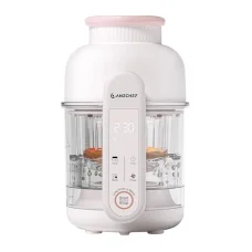 AMZCHEF CE-F5-CW bébiétel-készítő gőzölő és turmixoló funkcióval