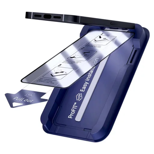 iPhone 18 Pro Max és iPhone 17 Pro Max 3mk HardGlass Max 9H fekete kijelzővédő üvegfólia - 4