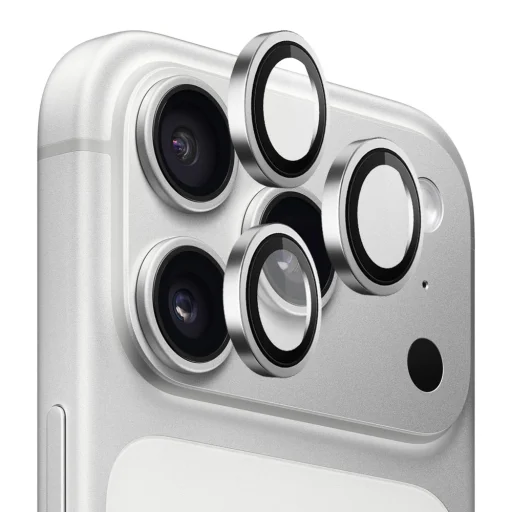  iPhone 18 Pro és iPhone 18 Pro Max ezüst Blueo 99 tükröződéscsökkentő kameravédő üvegfólia - 1