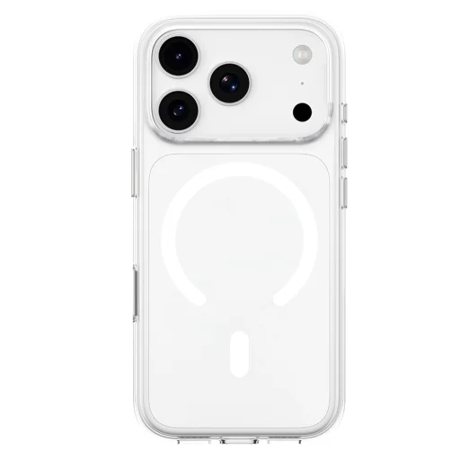  iPhone 18 Pro és iPhone 17 Pro készülékhez való Blueo Crystal Pro MagSafe átlátszó, ütéscsillapító tok - 2